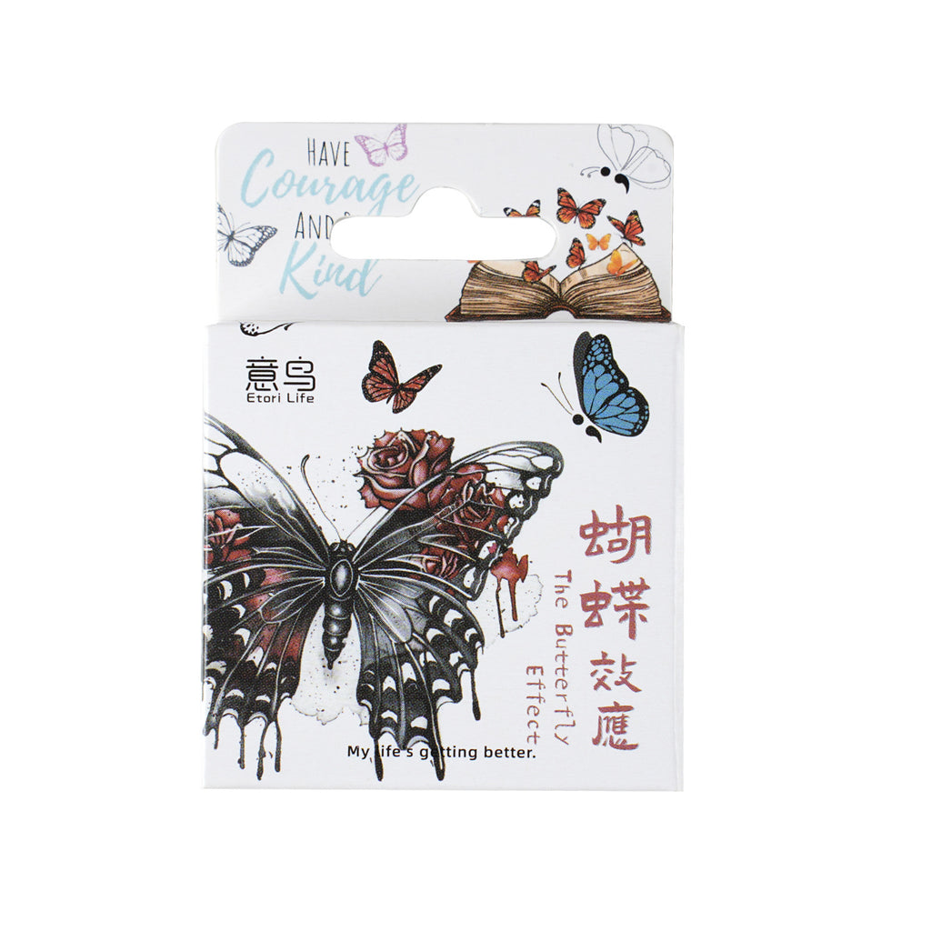 46 Pcs Butterfly Boxed Stickers HDXY