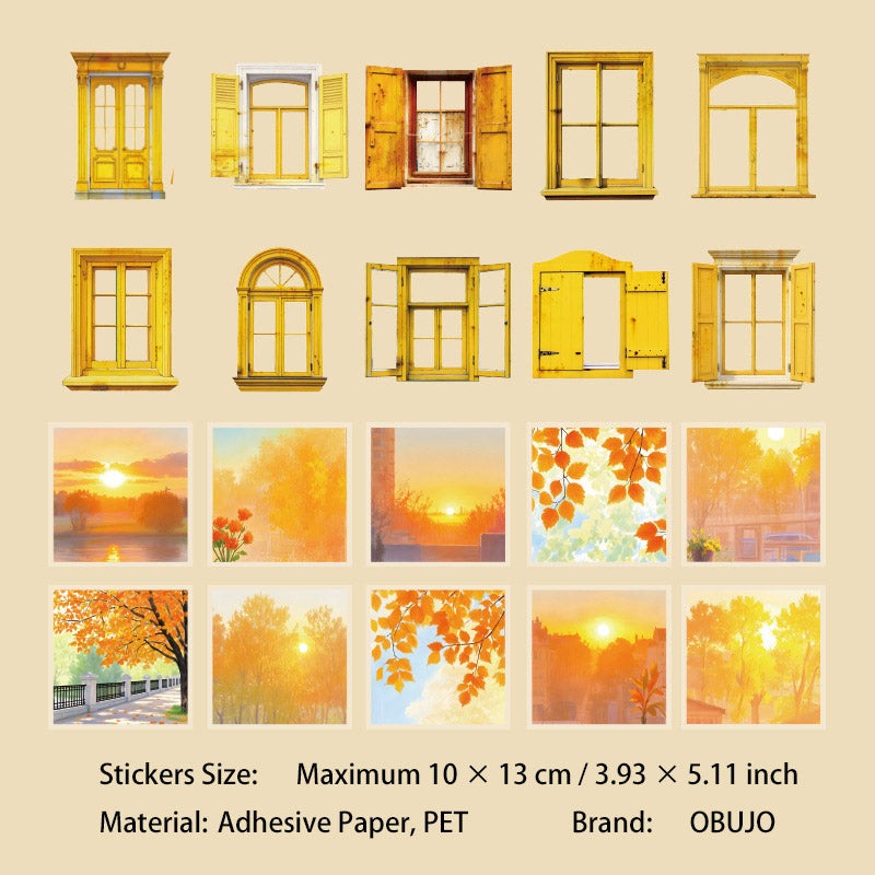 20 Pcs Window Door Stickers XZTC