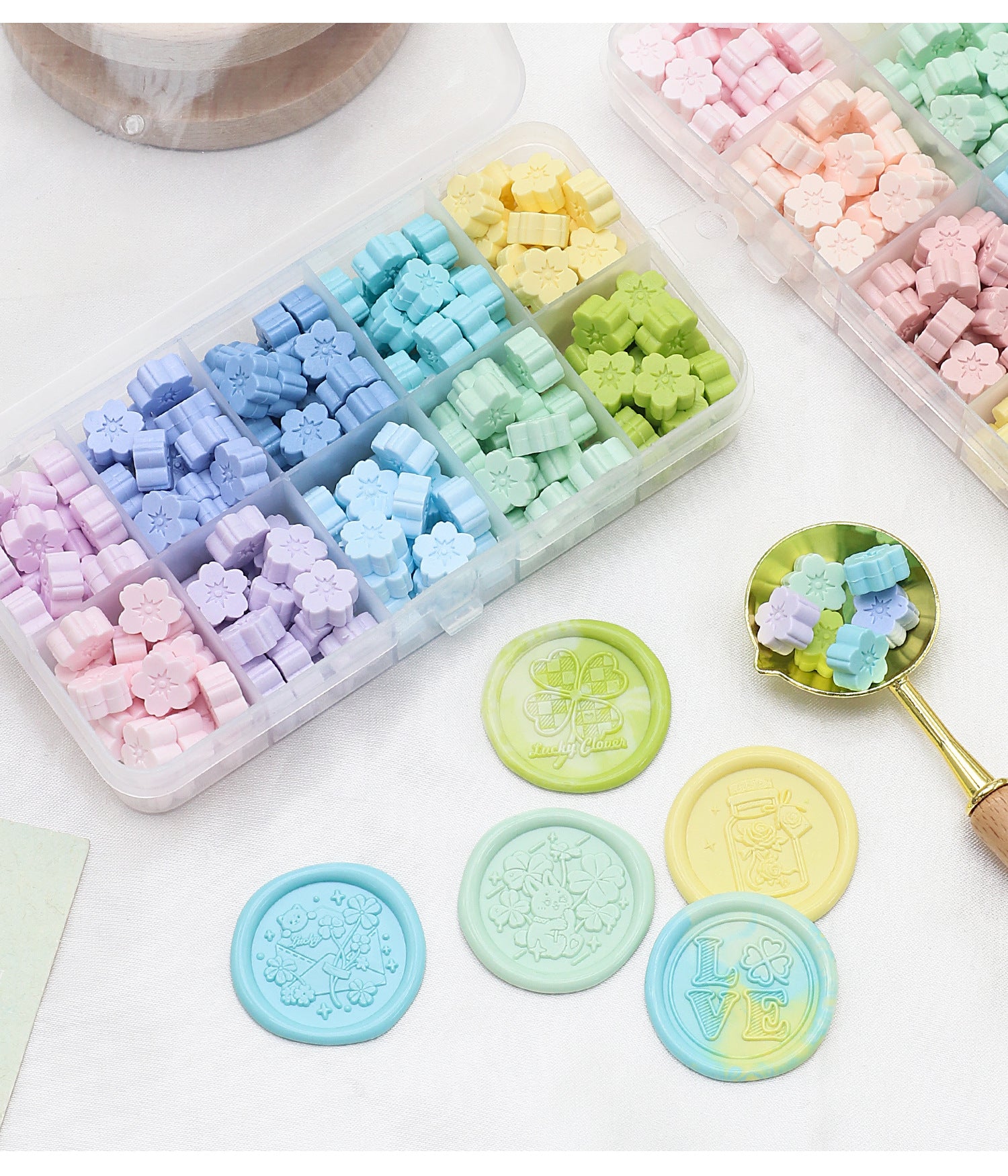 Sakura Panorama: 24-Color Ultimate Wax Seal Beads Kit