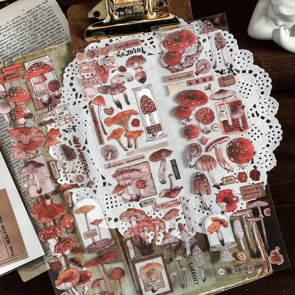 3 Pcs Plant PET Stickers SZXS