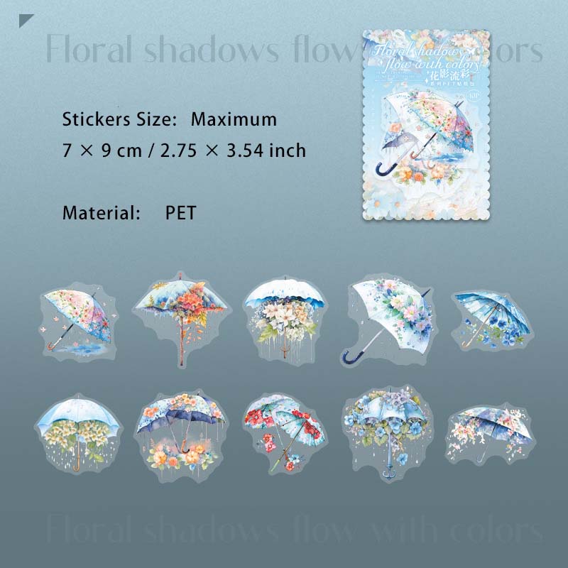 10 Pcs Fantasy PET Stickers HYLC