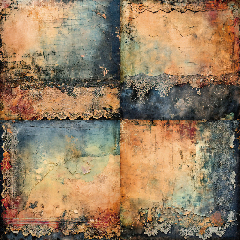 6 inch Vintage Scrapbook Paper Pad SKP342