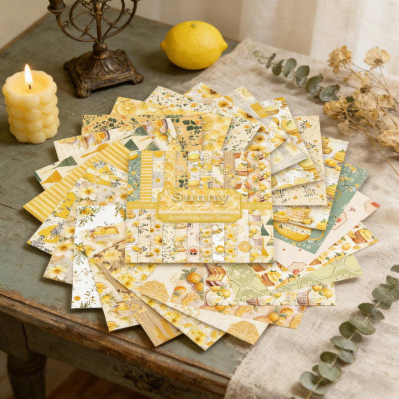 6 inch Sunny Scrapbook Paper Pad SKP607