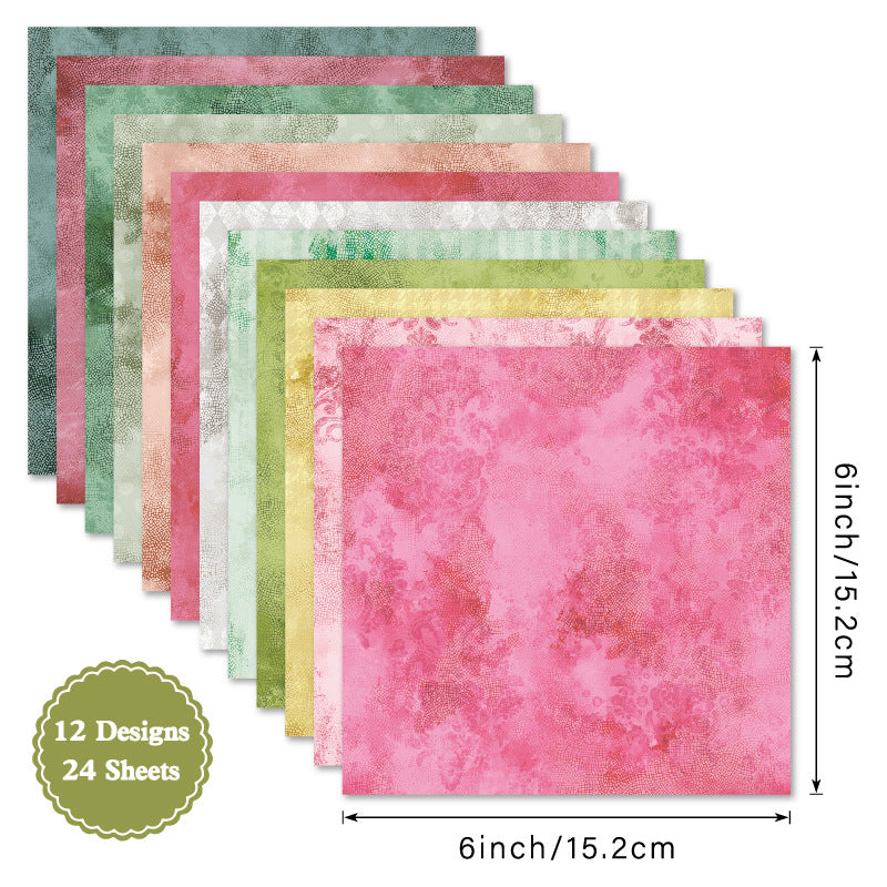 6 inch Palace Shimmer Scrapbook Paper Pad SKP511A