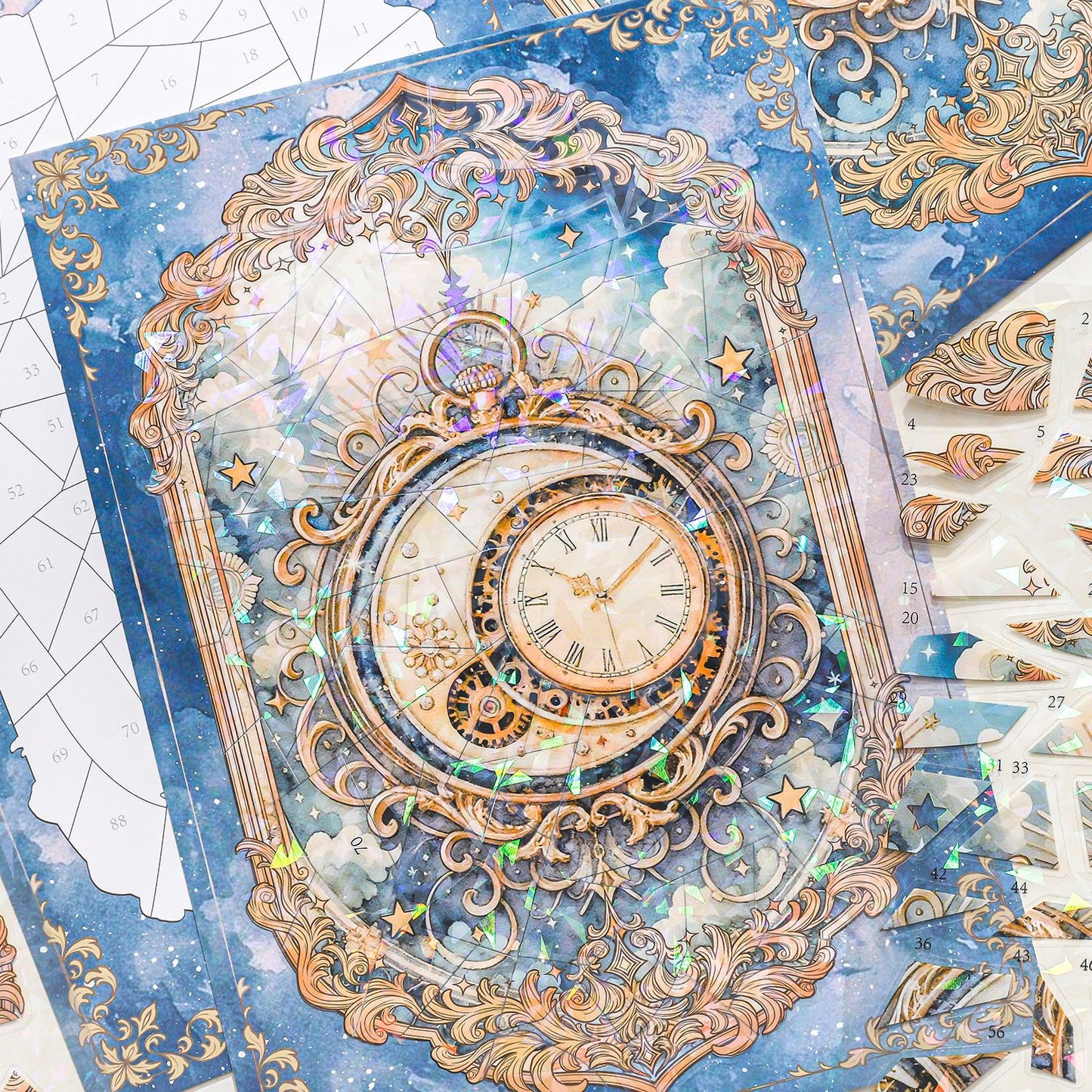 Shell Light DIY Puzzle Stickers HYMY