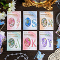 10 Pcs Flower Letter PET Stickers HJLX
