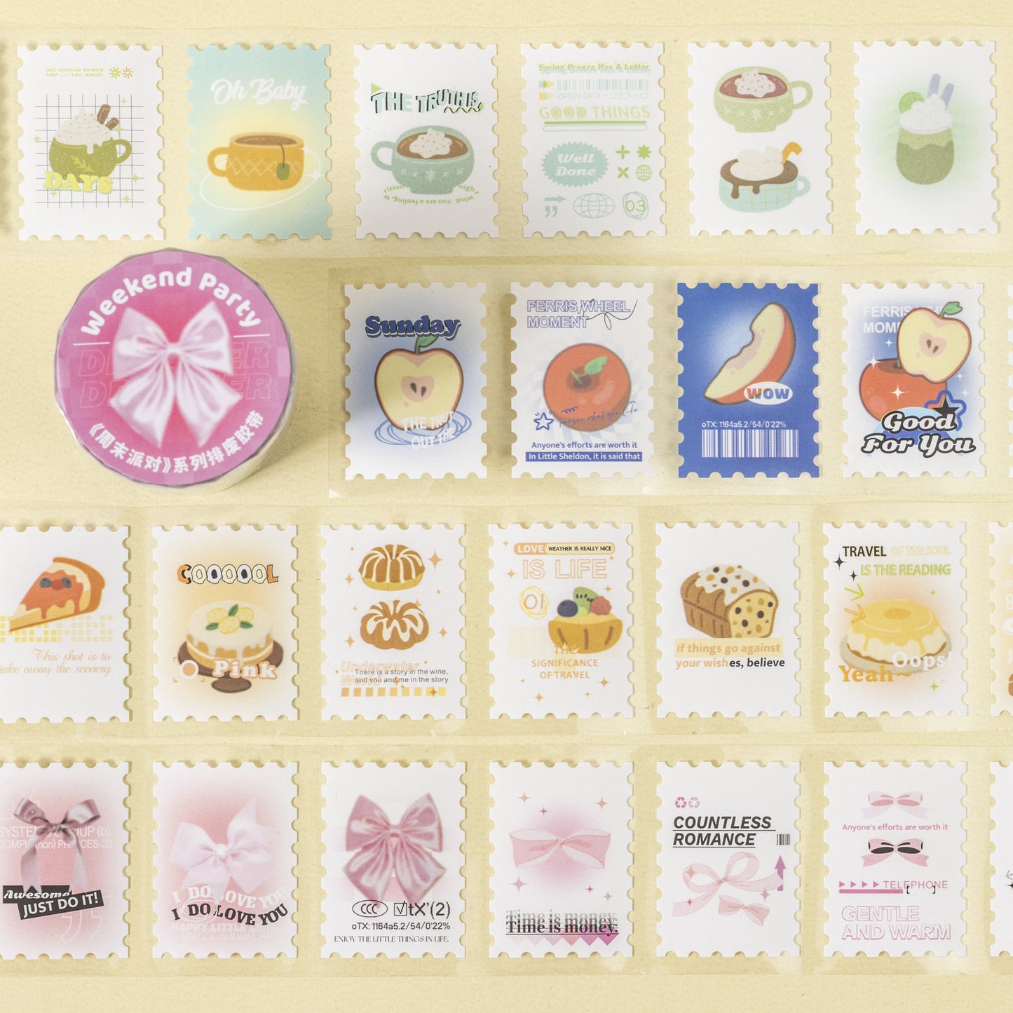 1 Roll Postage Stamp Stickers ZMPD