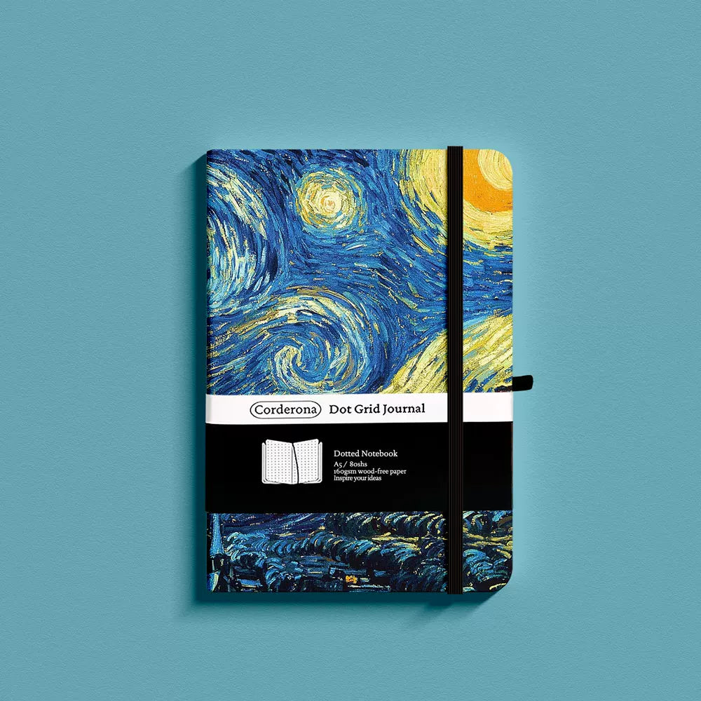 Van Gogh Inspired A5  Notebook  - Starry Night