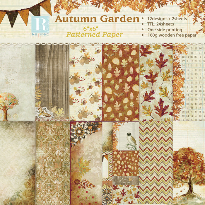 6 inch Scrapbook Paper Pad JYY6604