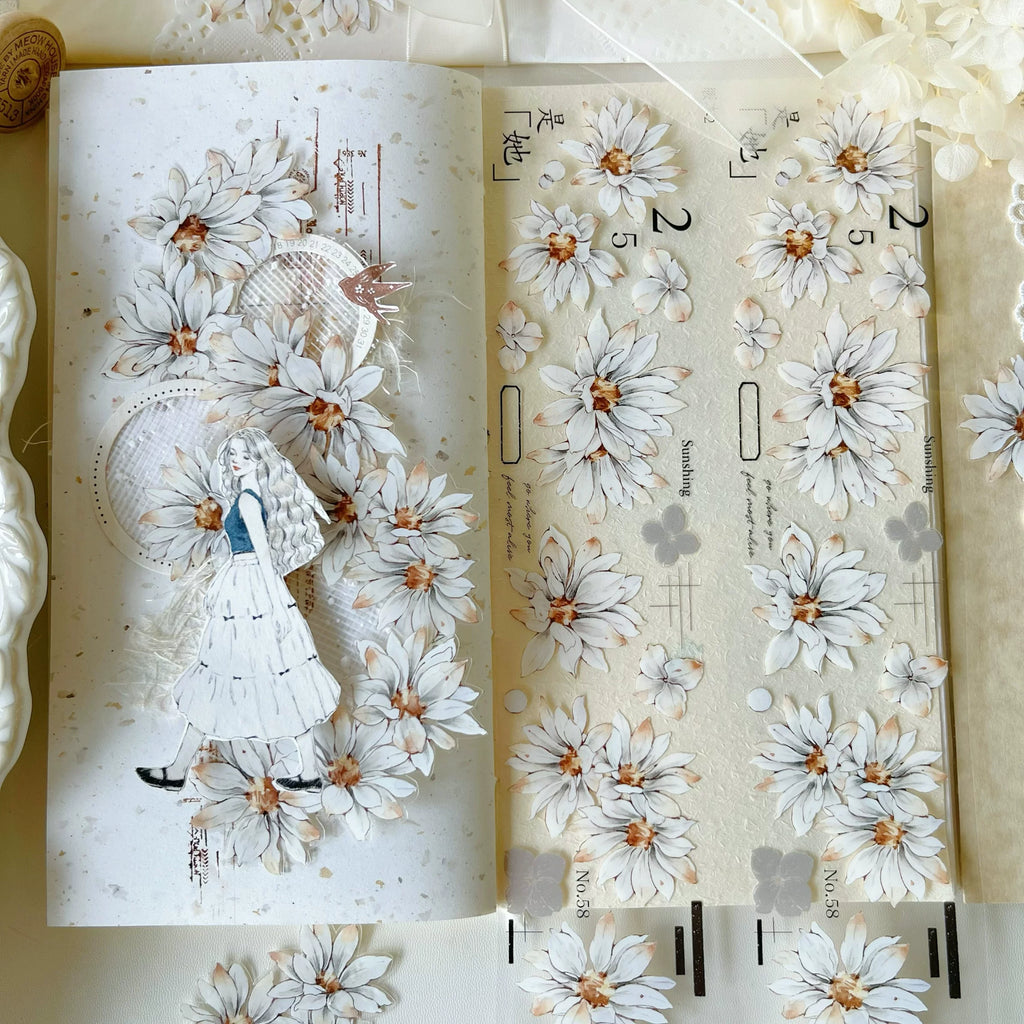 Floral Decorative Tape Rolls- Little Daisy Tale