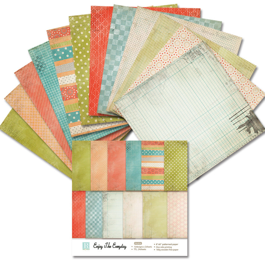 6 inch Scrapbook Paper Pad JYY6016