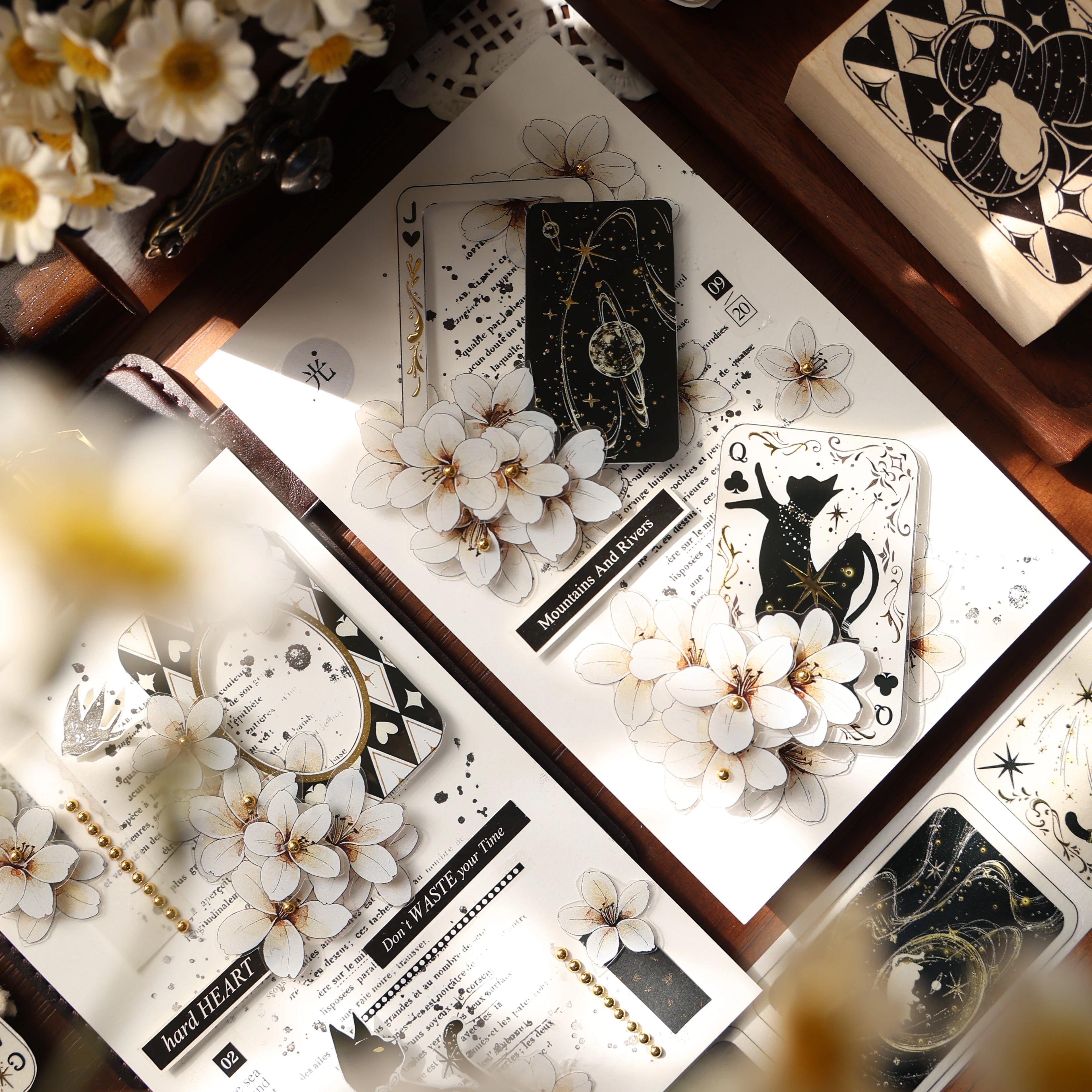 Floral Decorative Tape Rolls- Astral Deck Chronicles