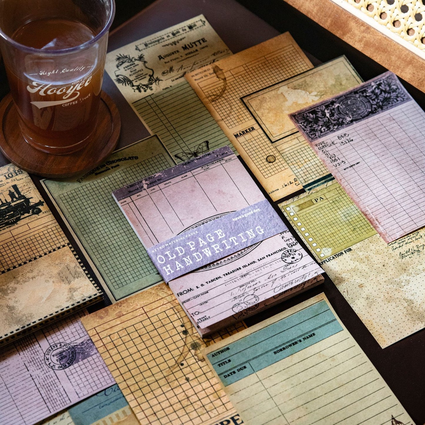 20 Pcs Old Page Journal Paper JYSJ