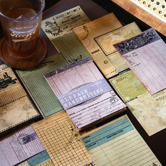 20 Pcs Old Page Journal Paper JYSJ