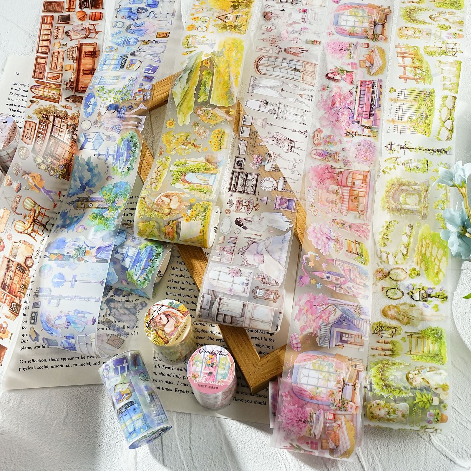 1 Roll Lifestyle PET Stickers Tape MHSG