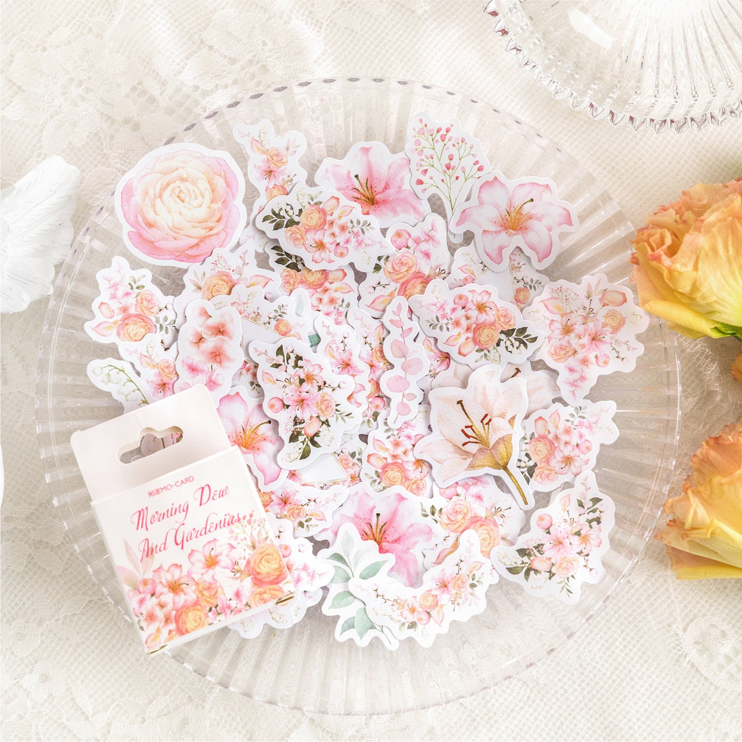 46 Pcs Small Decoration Stickers KFJL