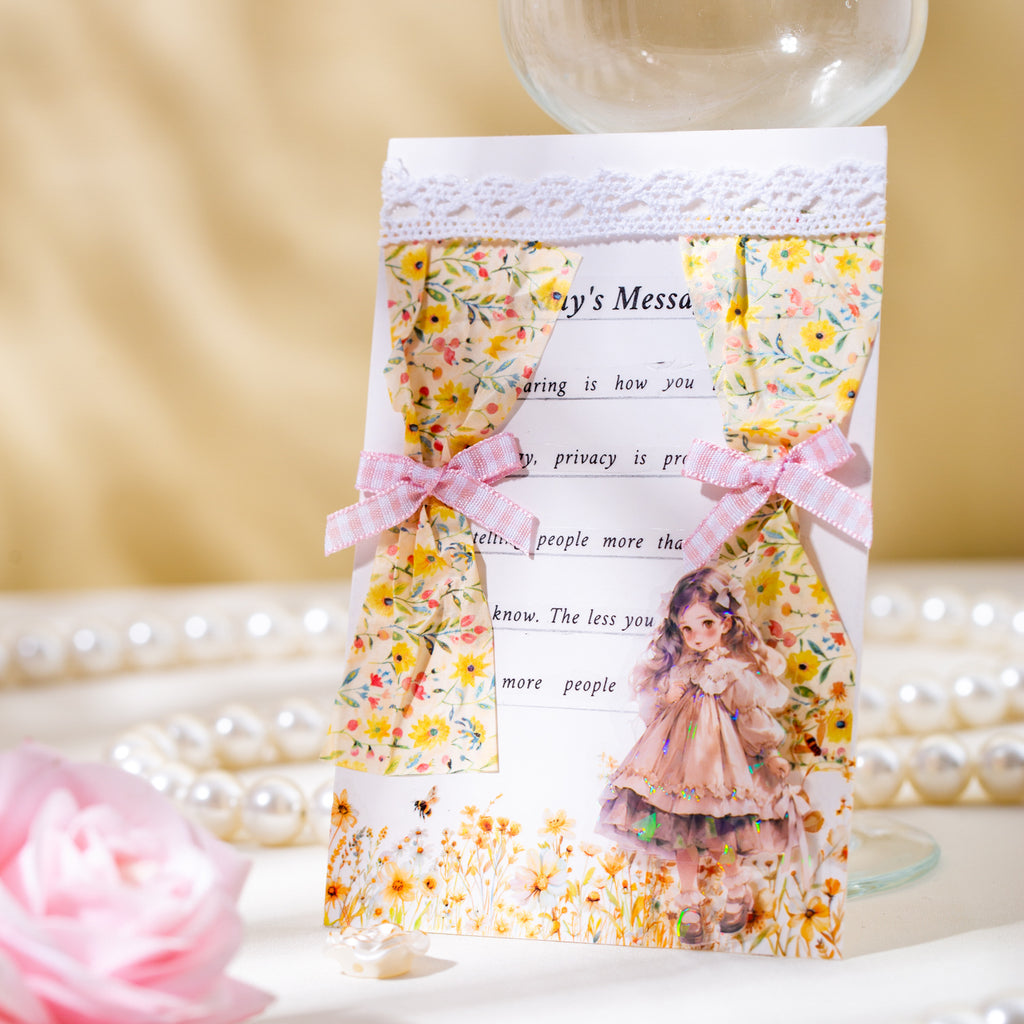 30 Pcs Floral Washi Stickers Book HMHJ