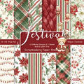 6 inch Christmas Scrapbook Paper Pad SKP538A