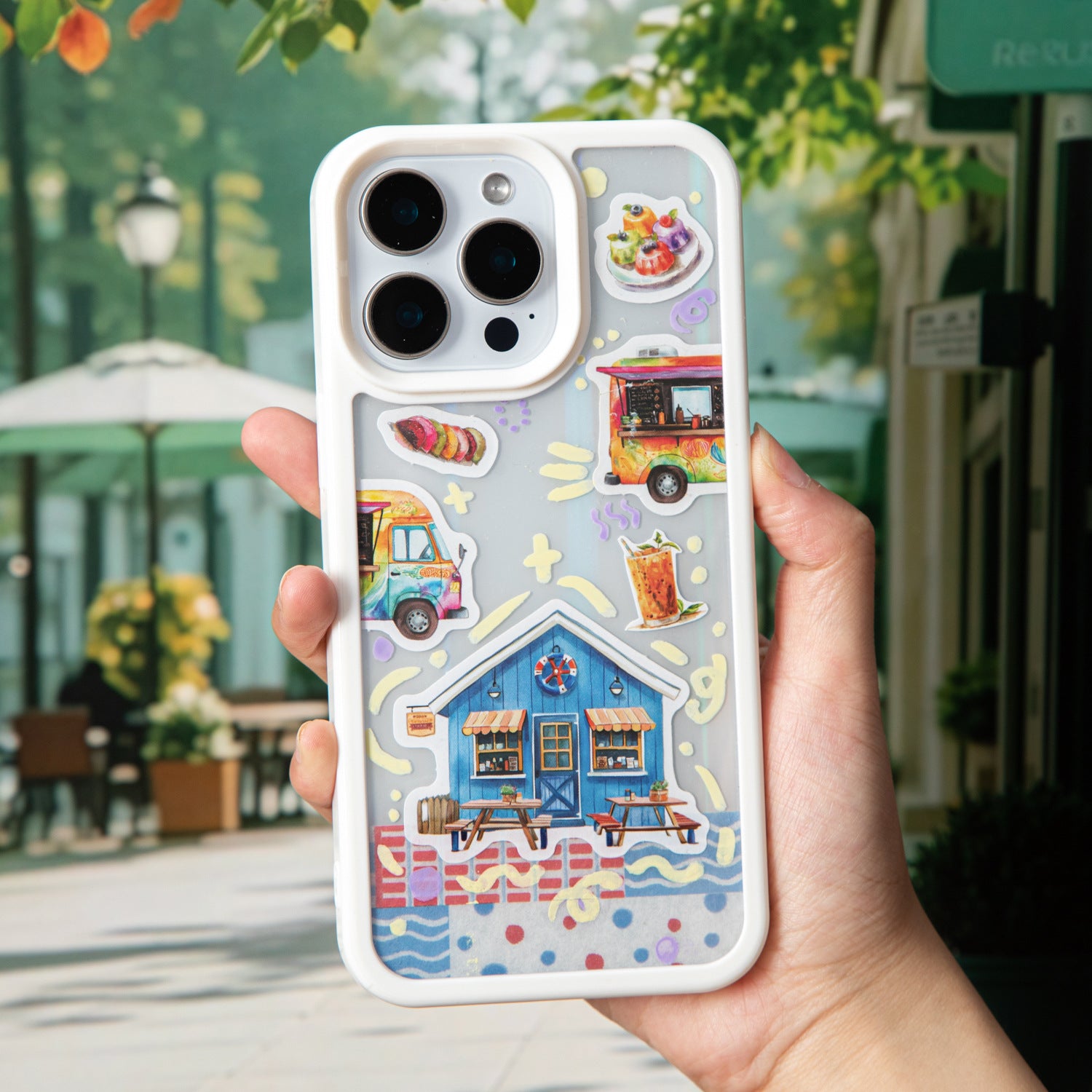 40 Pcs Global Food Stickers HQSGSP