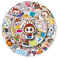 50Pcs Playful Monster Friends Vinyl Stickers LBB01