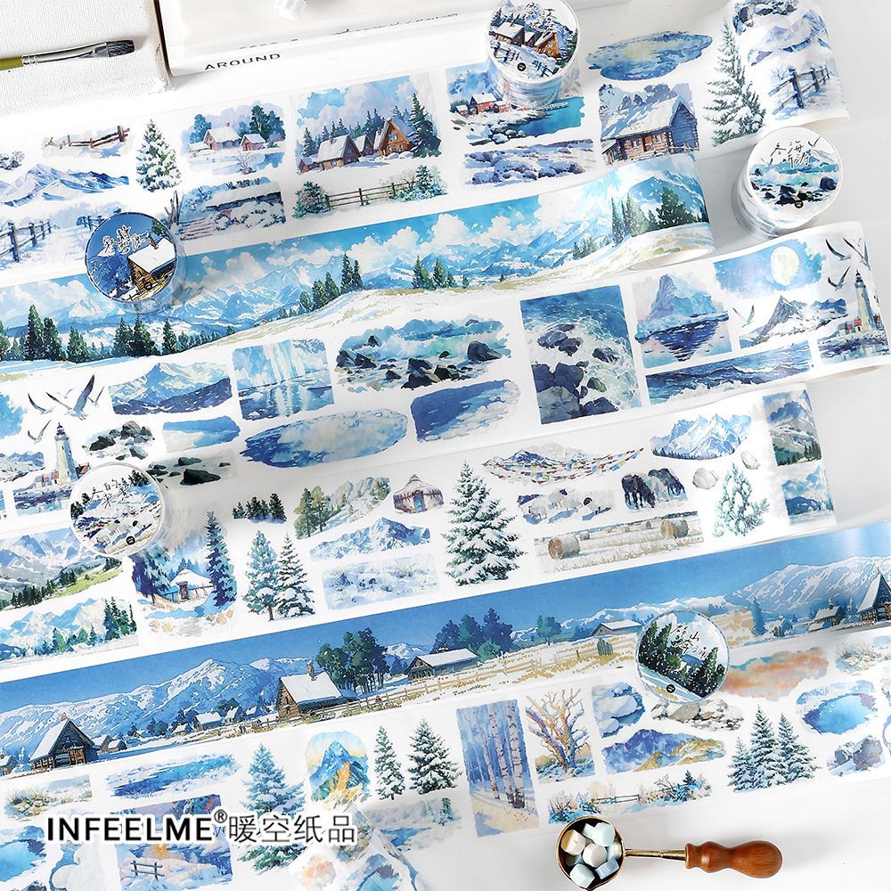 1 Roll Snow Theme Washi Tape HMJJ