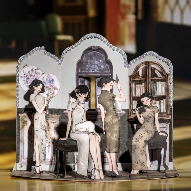 20 Pcs Classic Lady Stickers QJXL