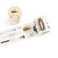 French Coquette Retro Room Die-Cut PET Tape - Warm Sun