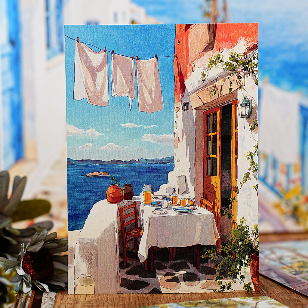 15 Pcs Seasonal Landscape Cardstock Stickers ZRZW