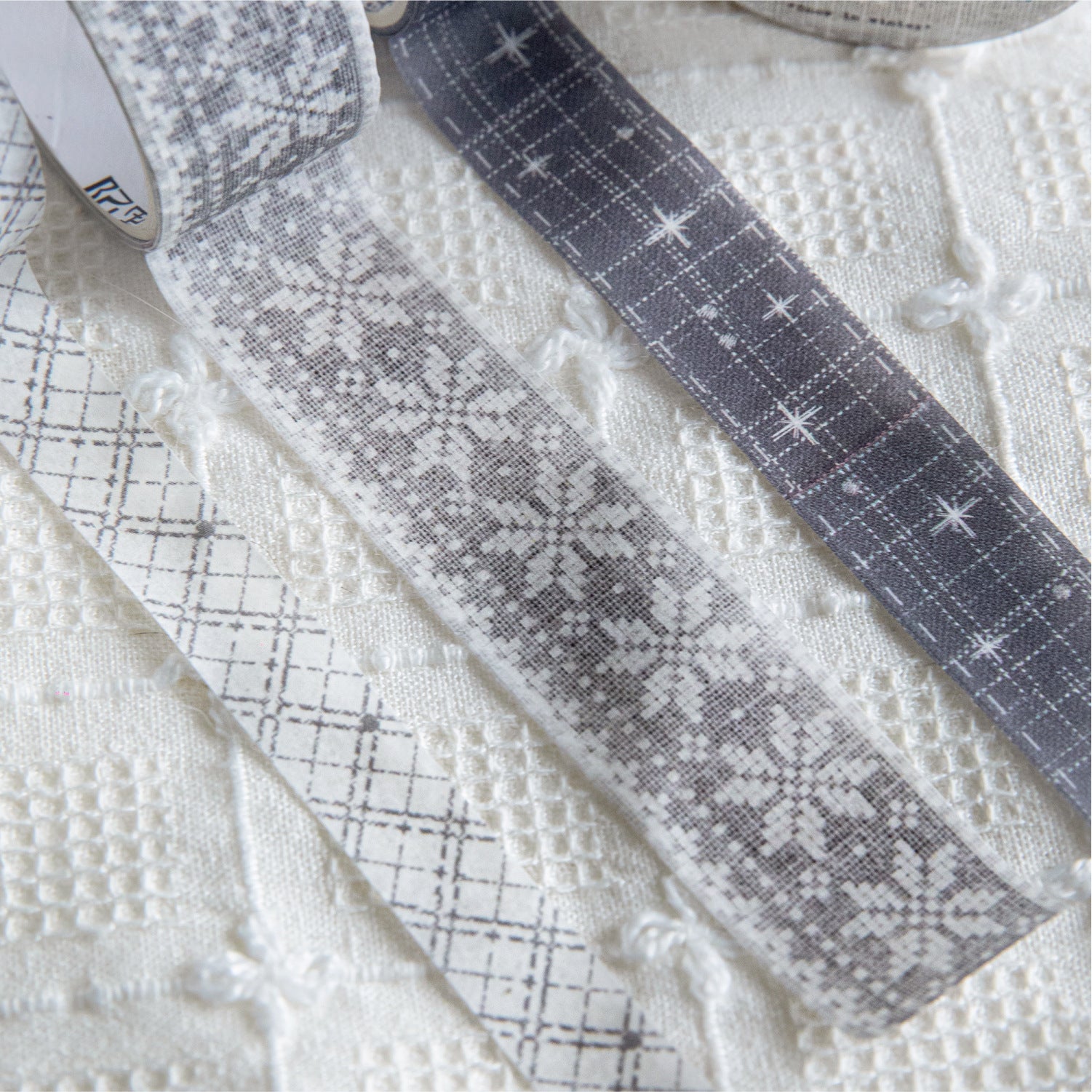 3 Rolls Vitnage Grid Washi Tapes Set SZBY