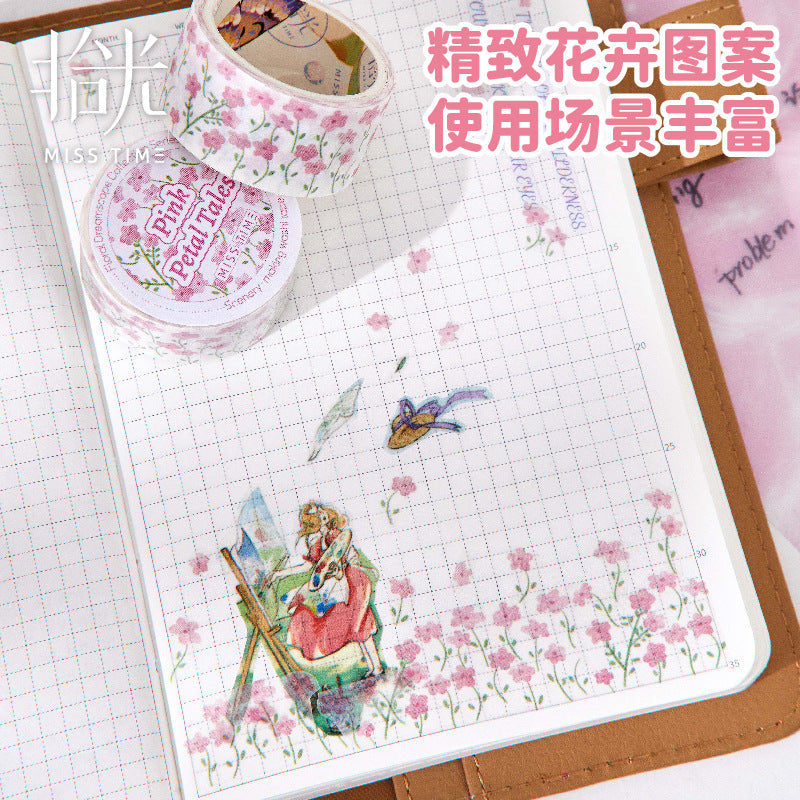 1 Roll Abstract Flowers Washi Tape HYJX