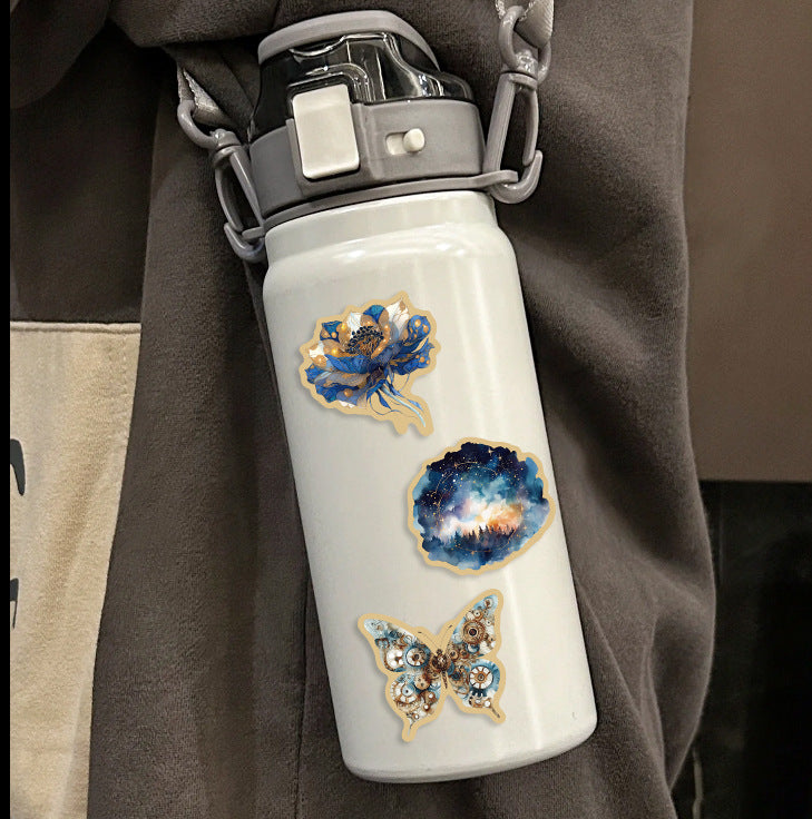 50 Pcs Vinyl Galaxy Stickers WES210