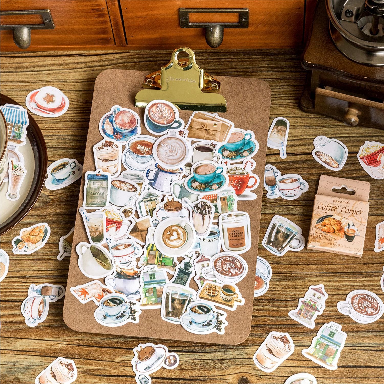 46 Pcs Small Decoration Stickers KFJL