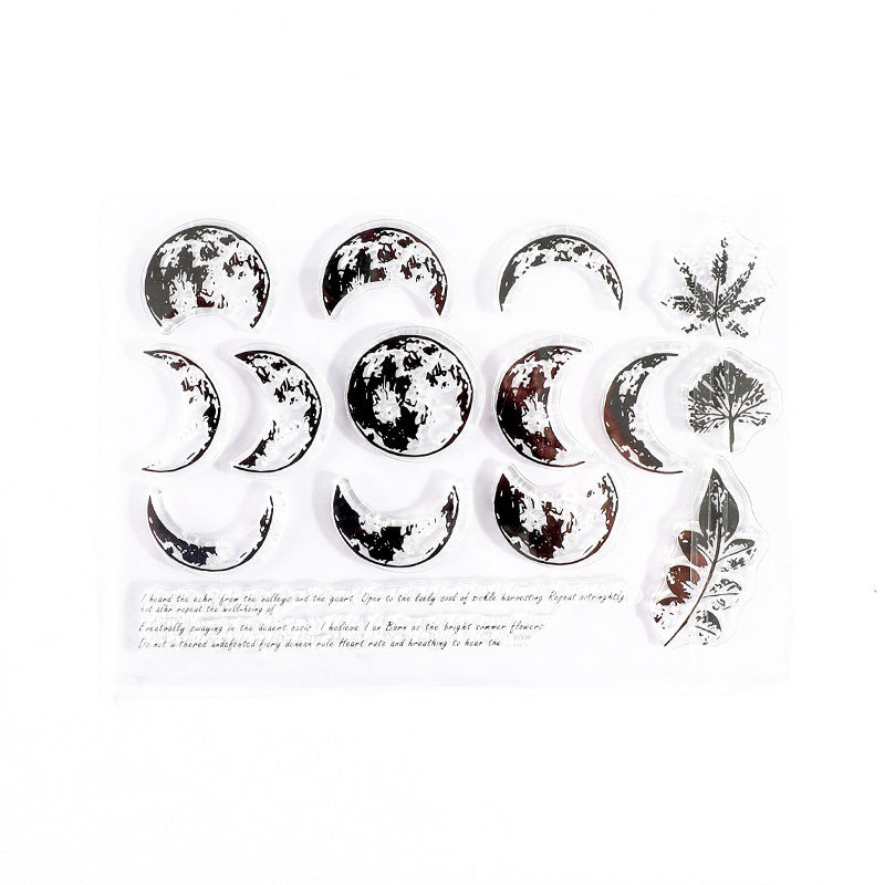 Clear Silicone Stamp Set - Moon