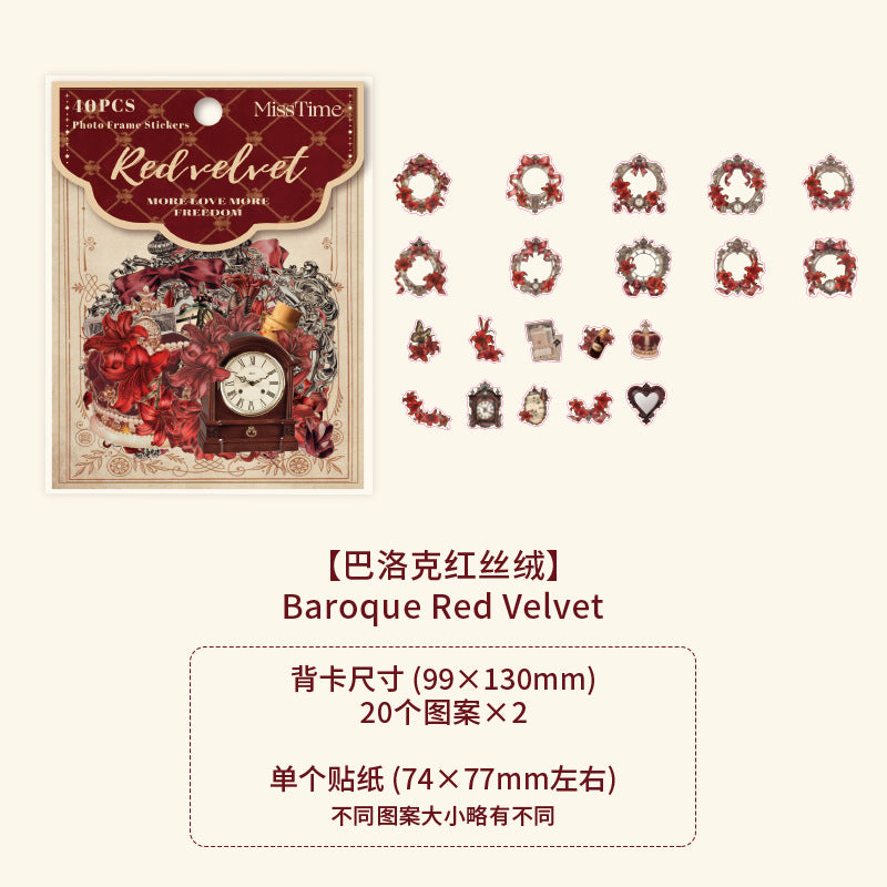 40 Pcs Vintage Collage Stickers YWHDMM