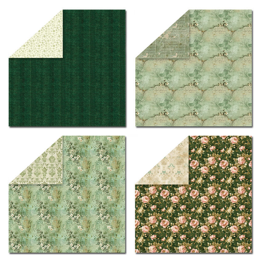 12 Inch Scrapbook Paper Pad for Craft PA077