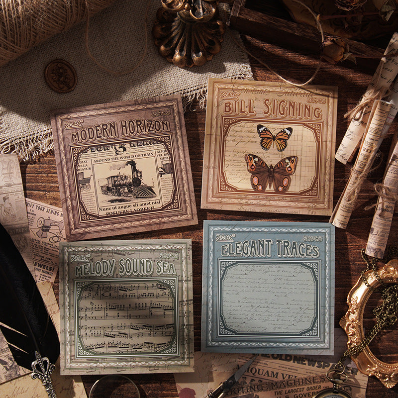 30 Pcs Vintage Scrapbook Paper OFCY