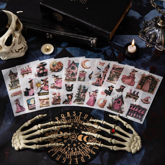 20 Pcs Halloween Theme Stickers Book WYPD