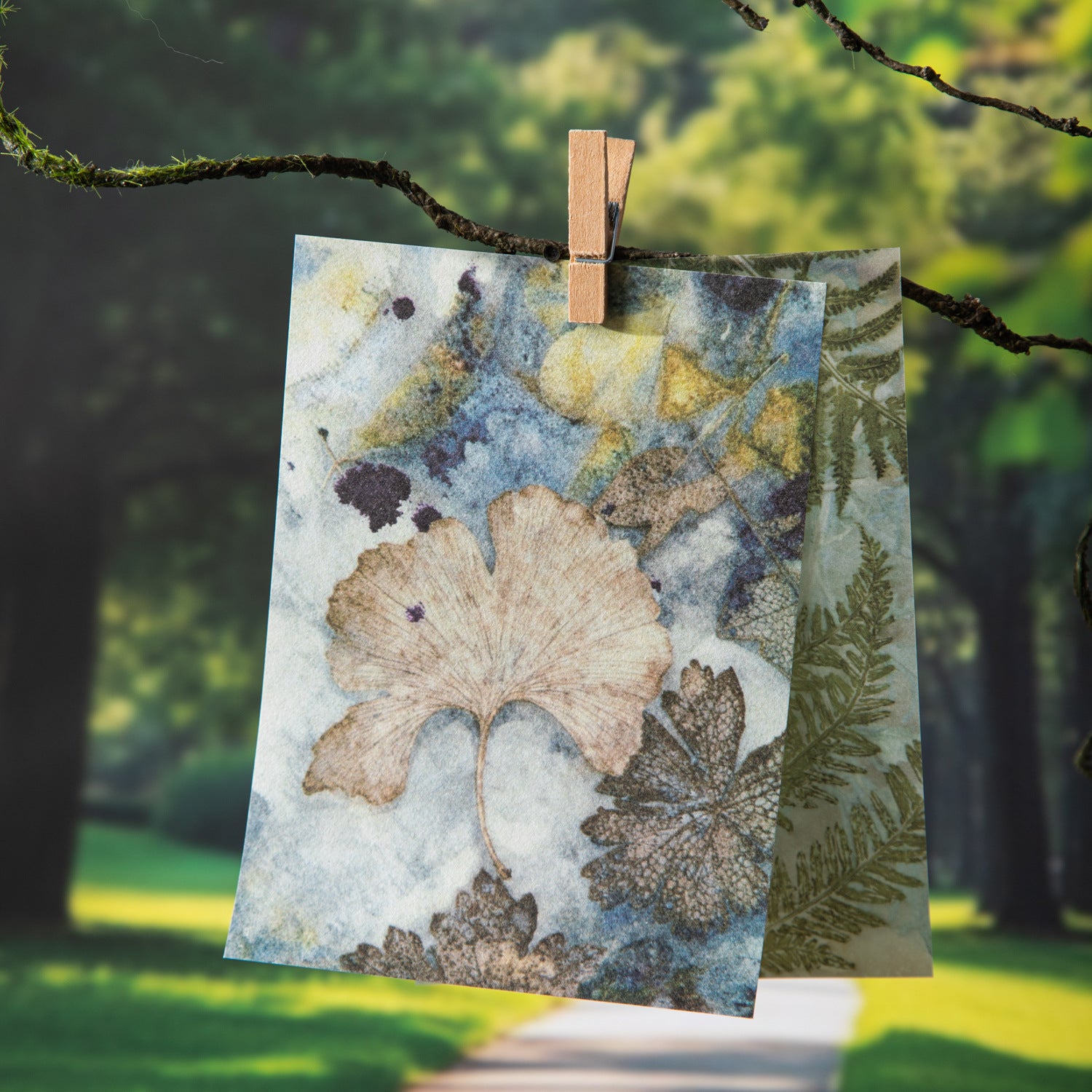 20 Sheets Leaf Art Journal Paper ZRXL