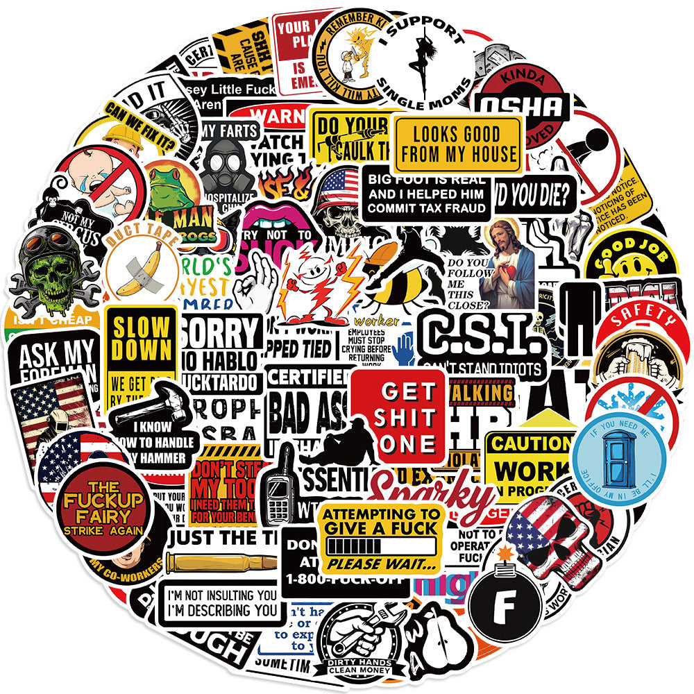 50PCS Funny Sarcastic Meme Vinyl Stickers FUN01