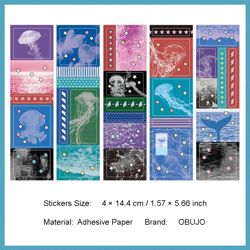 10 Pcs Creative Scrapbook Stickers FXDZ