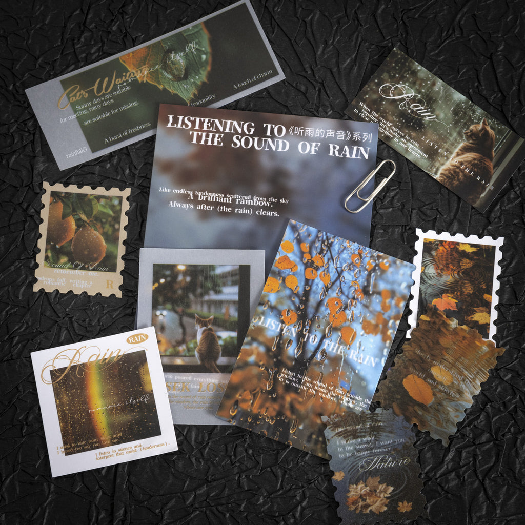 30 Pcs Landscape Stickers and Paper Supplies Kit TYSY
