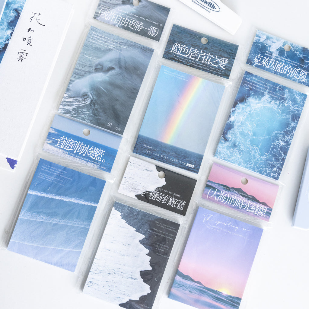 60 Pcs Landscape Notepad Paper RSHH