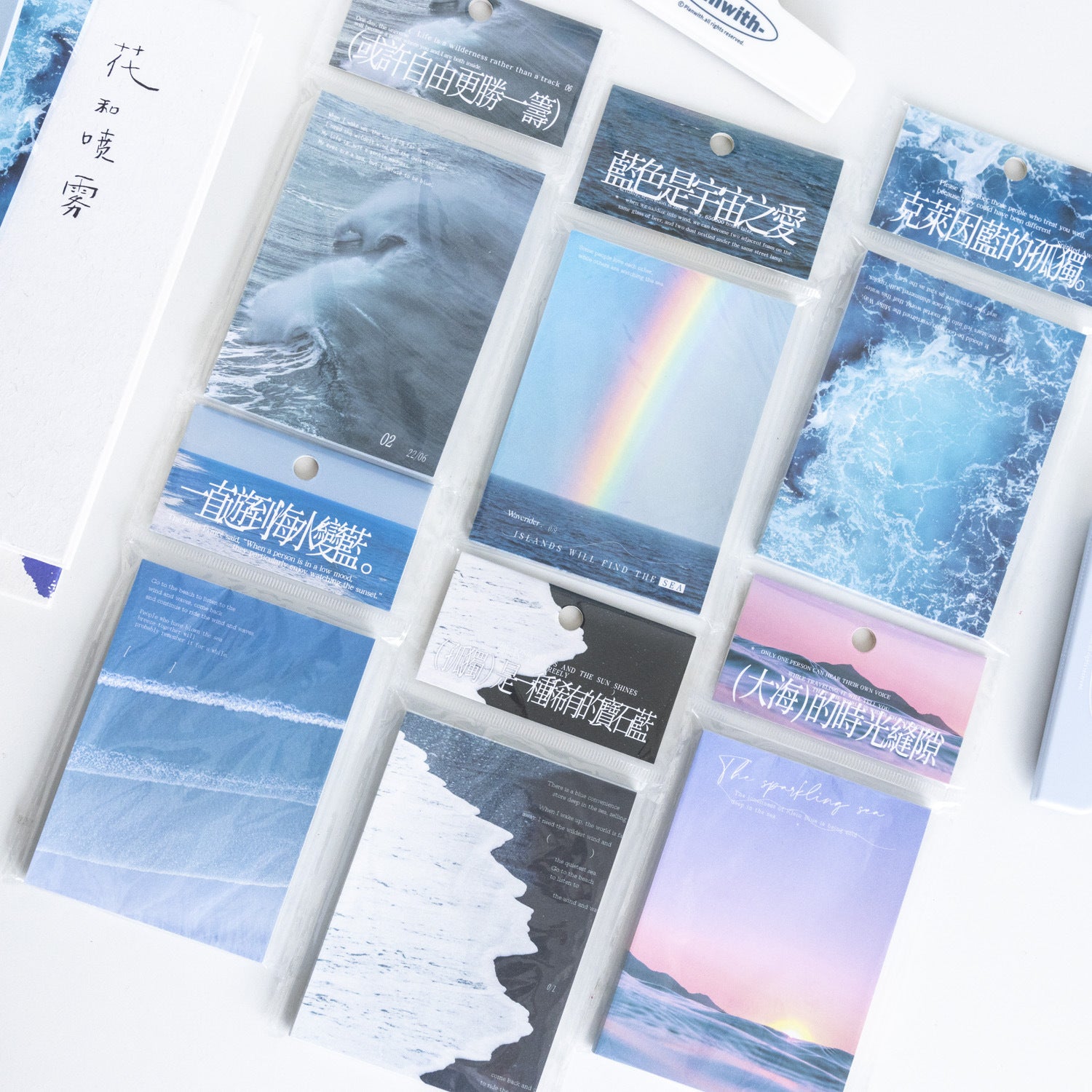 60 Pcs Landscape Notepad Paper RSHH