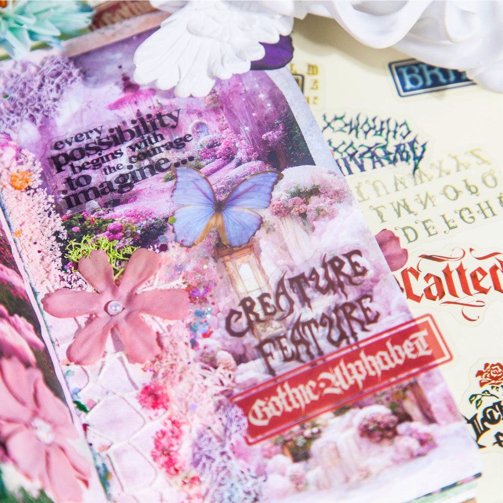 30 Pcs Transparent PET Word Stickers GTZM