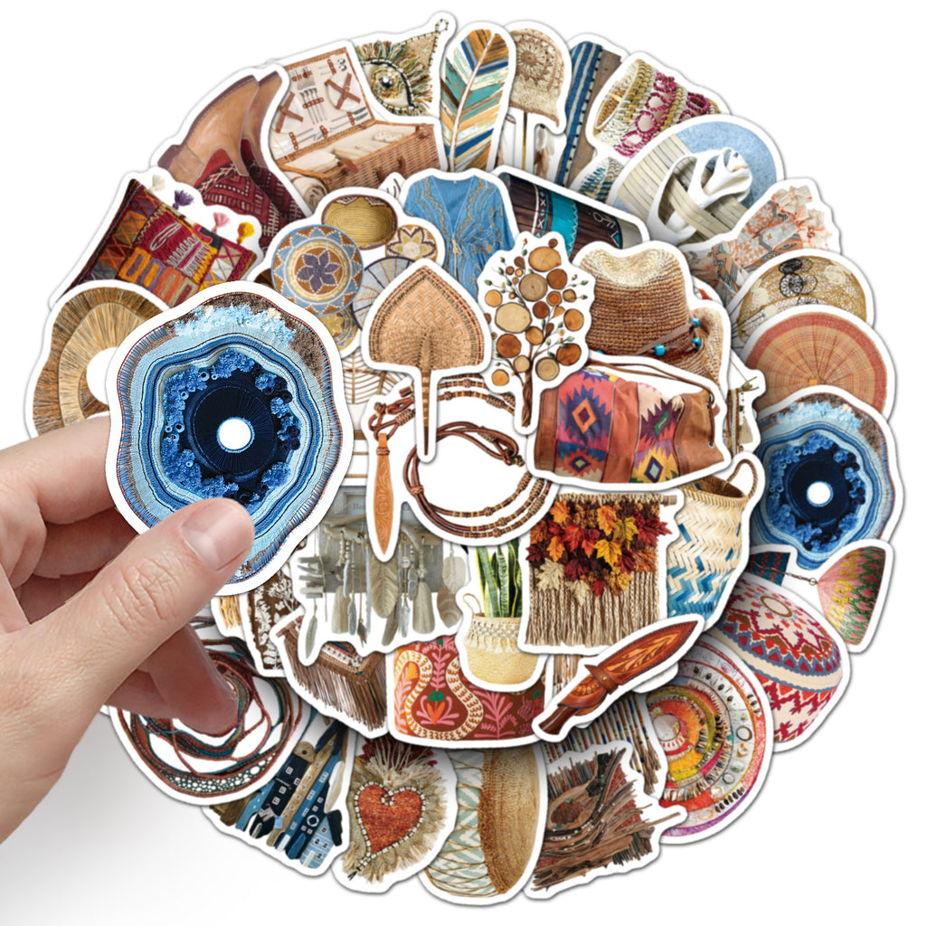 50PCS Boho Waterproof Vinyl Stickers BHO08