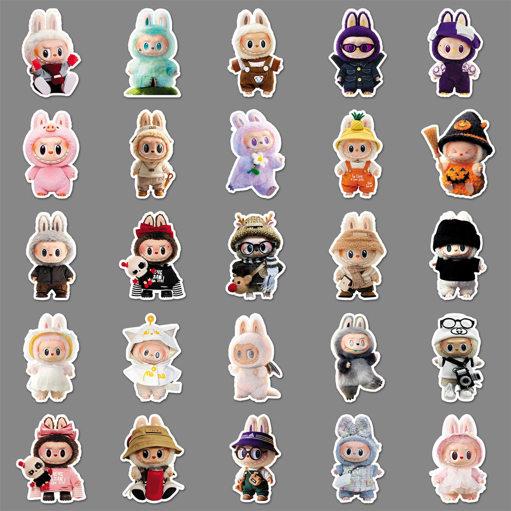 50Pcs Playful Monster Friends Vinyl Stickers LBB04