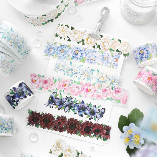 1 Roll Flower Washi Tape SJFF
