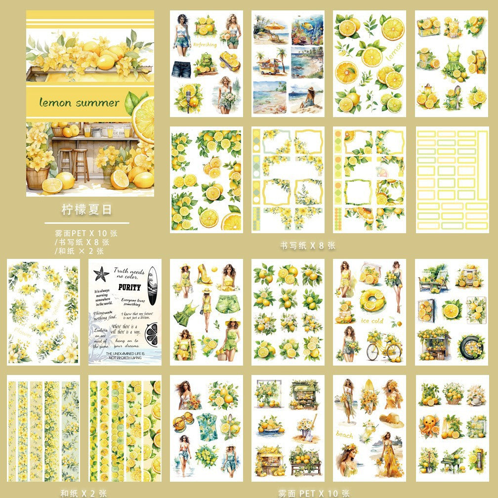 A5 Mixed Material Sticker Book TZH152
