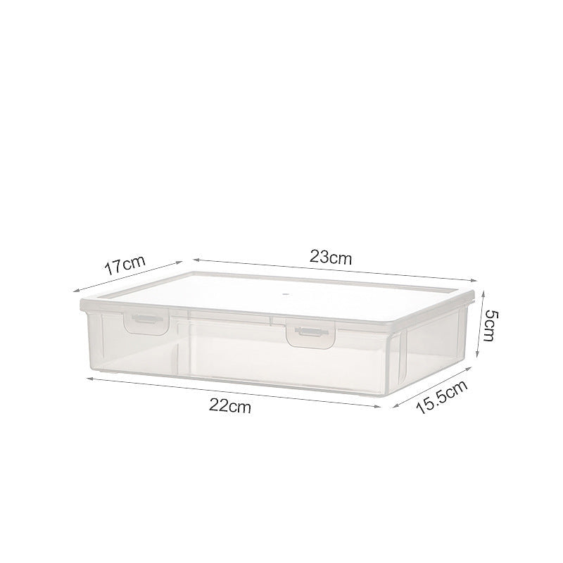 Minimalist Transparent Office Storage Box