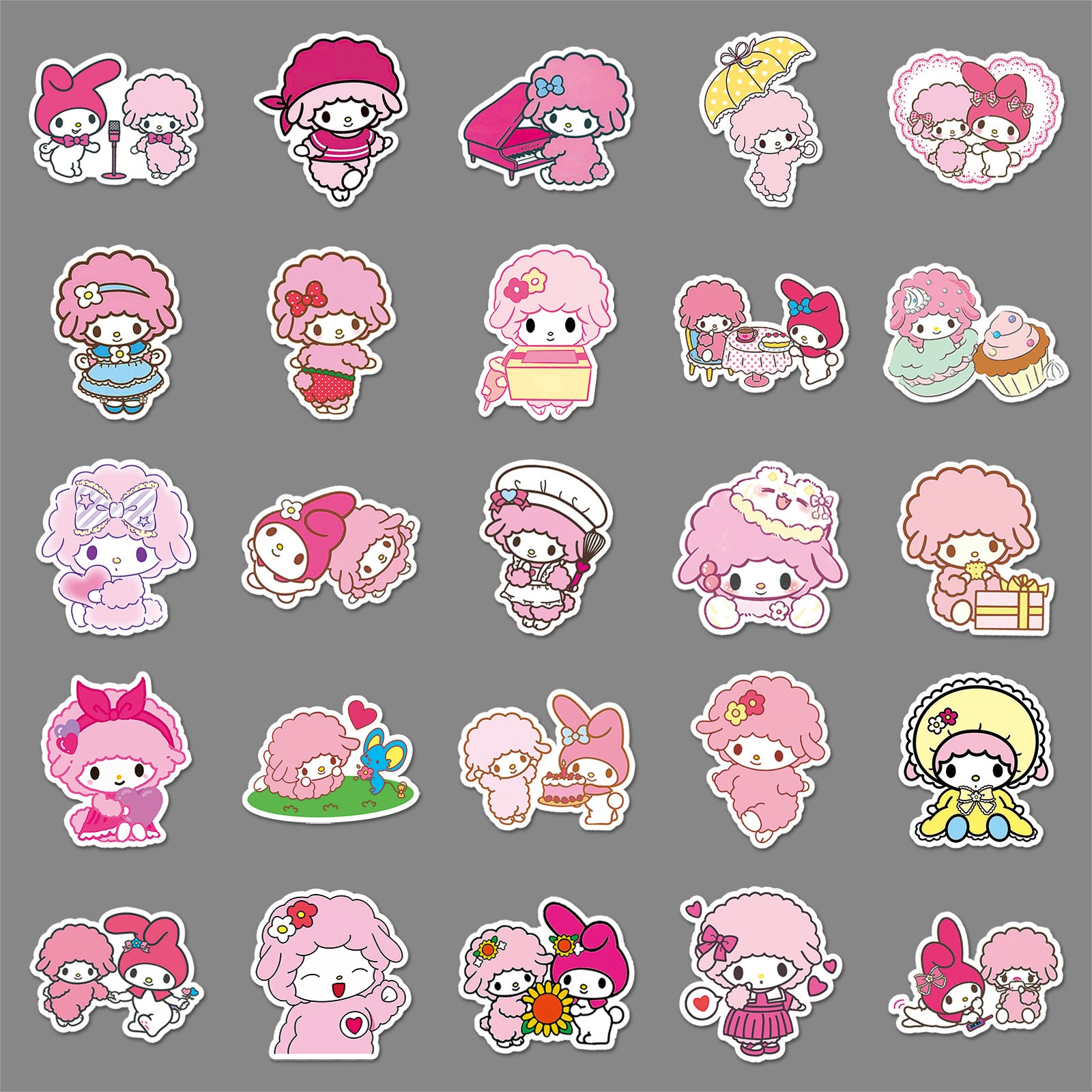 50Pcs Kawaii Waterproof Vinyl Stickers SRO141